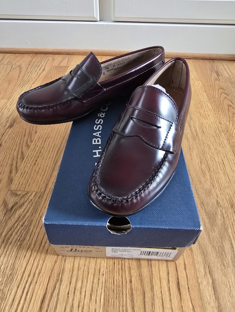 G.H. Bass & Co. Boy’s Weejuns Penny Loafers - Burgundy/Deep Wine